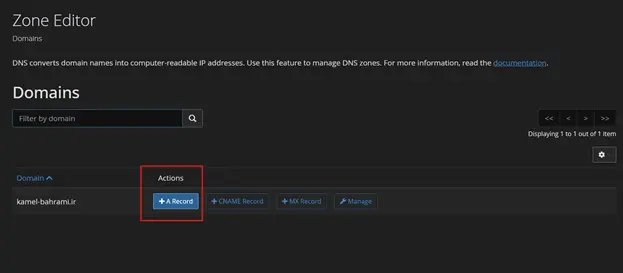 روش تنظیم DNS