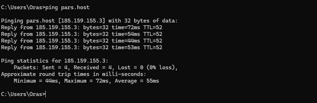 روش تنظیم DNS