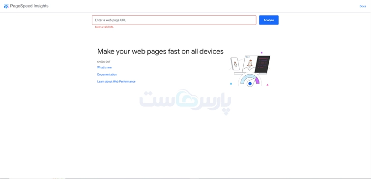 تست سرعت سایت با Google PageSpeed Insights