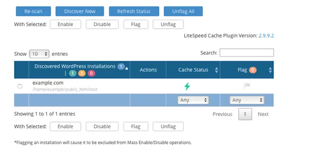 فعالسازی کش برای هر سایت وردپرس