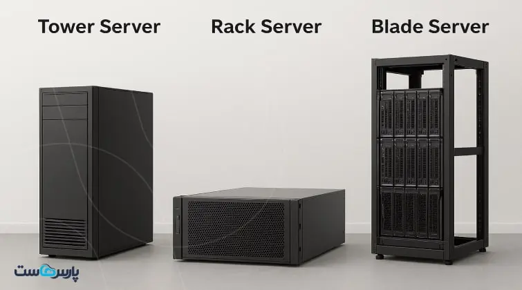 تفاوت سرور رک با سرور ایستاده و تیغه‌ای