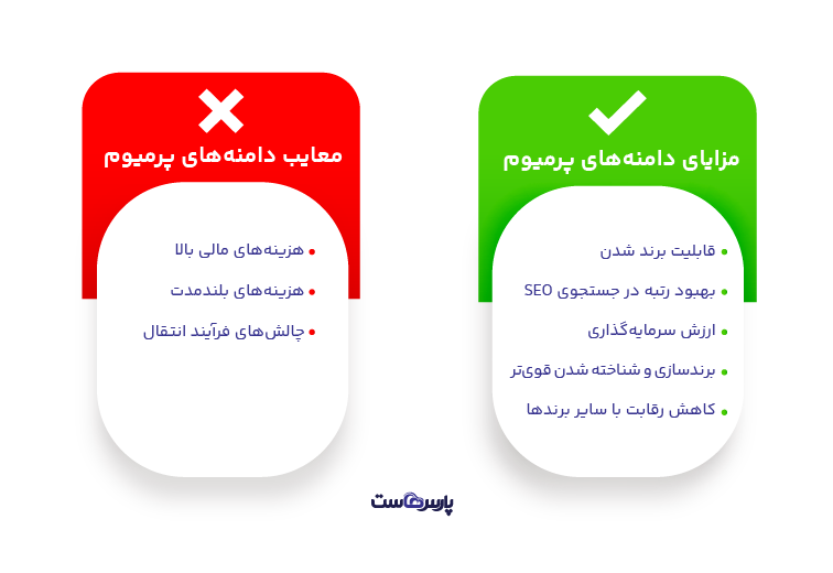 مزایا و معایب دامنه پریمیوم چیست؟