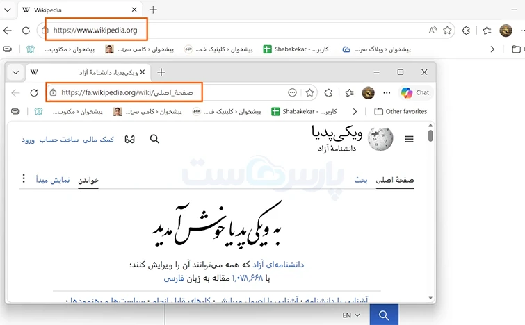 ساب دامین نسخه چندزبانه