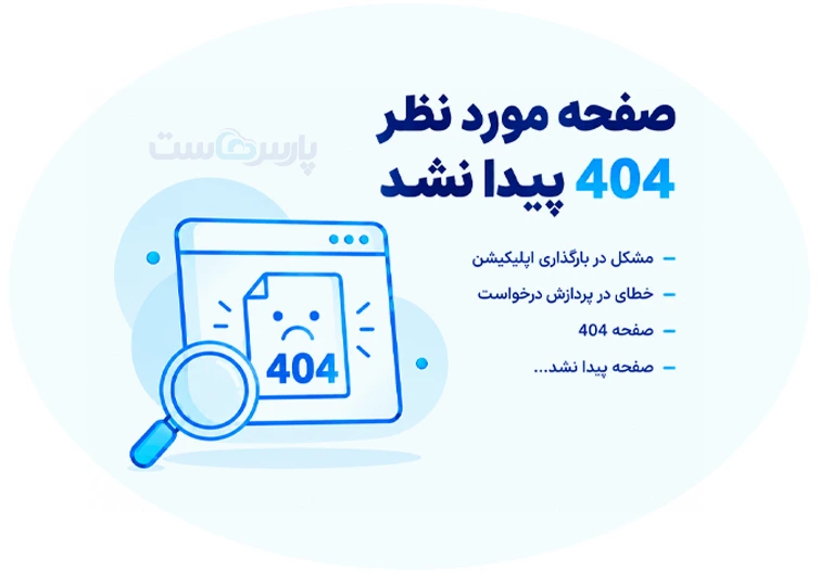 ارور 404 در لوکال هاست، دلیلش چیست؟