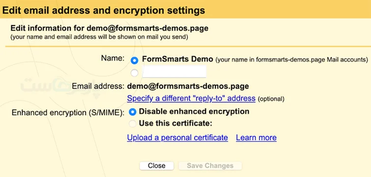 نصب گواهی S/MIME در Gmail