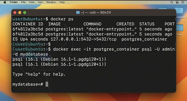 راه‌اندازی سریع دیتابیس PostgreSQL با داکر (Docker)