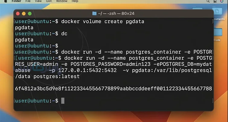 راه‌اندازی سریع دیتابیس PostgreSQL با داکر (Docker)