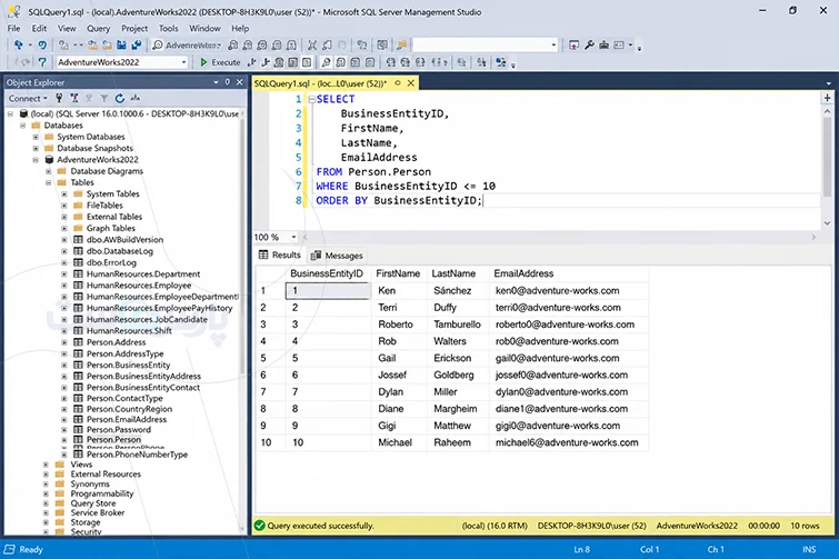 برنامه‌نویسی SQL Server چگونه کار می‌کند؟